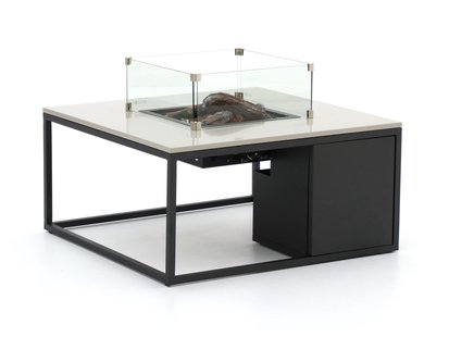 Designradiator BWS Tubi Handdoekrek 85x50 cm Zij-Onderaansluiting Mat Cappuccino