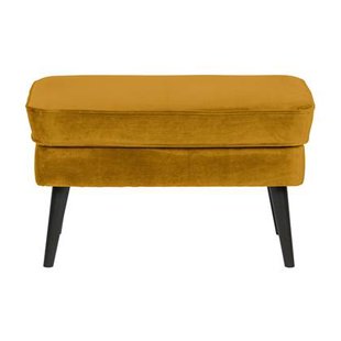 Woood Rocco Hocker - Velvet - Oker Woood Rocco Hocker - Velvet - Oker