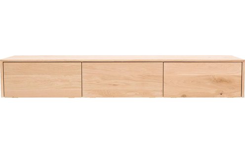 Goossens Tv Meubel Luuk, 3 kleppen zonder kabeldoorvoer in bovenblad Goossens Tv Meubel Luuk, 3 kleppen zonder kabeldoorvoer in bovenblad