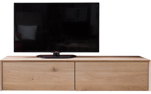 Goossens Tv Meubel Luuk, 2 kleppen zonder kabeldoorvoer in bovenblad