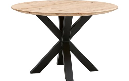 Goossens Eettafel Stef, Rond 140 x 140 cm
