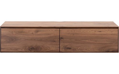 Goossens Excellent Tv Meubel Vic, 2 kleppen met kabeldoorvoer in bovenblad