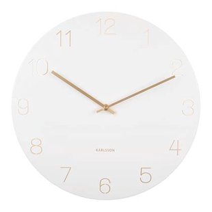 Karlsson Wandklok Charm - Wit