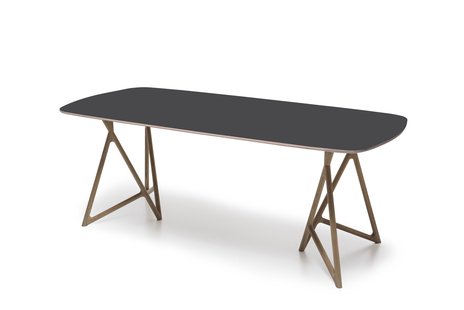 Vic houten salontafel zwart - met krantenrek - 110 x 60 cm Vic houten salontafel zwart - met krantenrek - 110 x 60 cm