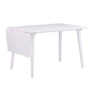 Tink table houten eettafel whitewash - met linoleum tafelblad dark olive - 180 x 90 cm