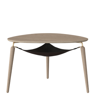 Nout-Isa bureaustoel beige gemêleerd - zwart onderstel