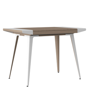 Nino-Isa barkruk bruin - wit onderstel - 75 cm