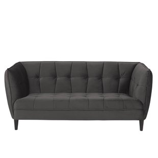 Pico metalen krukje beige - met stoffen zitting - 48 cm