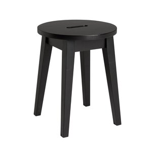 Nino-Liz barkruk wit met mosgroen zitkussen - wit onderstel - 65 cm