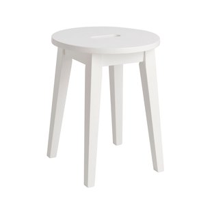 Nino-Liz barkruk wit met mosgroen zitkussen - zwart onderstel - 75 cm