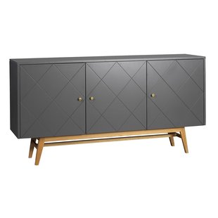 Nino-Liz barkruk wit met zeegrijs zitkussen - zwart onderstel - 75 cm