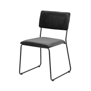 Nino-Liv barkruk wit met warm oker zitkussen - wit onderstel - 65 cm