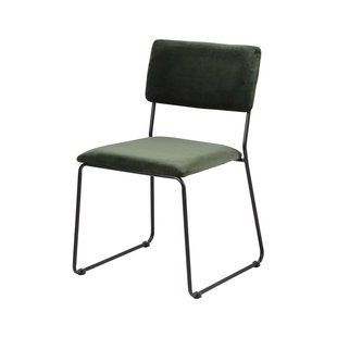 Nino-Liv barkruk wit met warm oker zitkussen - zwart onderstel - 75 cm