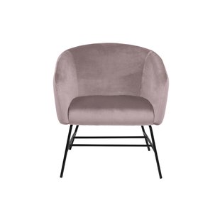 Nino-Liv barkruk zwart met zeegrijs zitkussen - wit onderstel - 75 cm