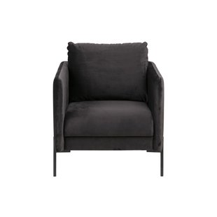 Nino-Fé barkruk rib beige - zwart onderstel - 75 cm