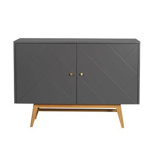 Zayn houten marmerlook salontafel grijsbeige - 80 x 60 cm