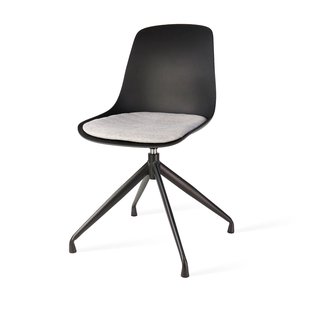 Jolien eetkamerstoel taupe mixed - naturel onderstel