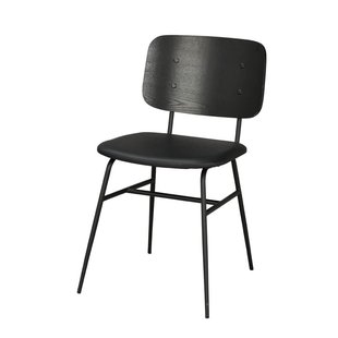 Nora-Isa eetkamerstoel grijs blend - beige onderstel