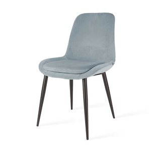 Nio-Mae eetkamerstoel beige - walnoot houten onderstel