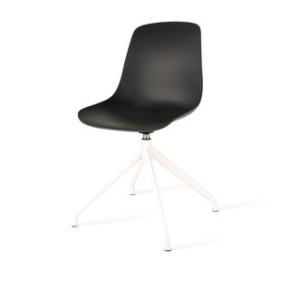 Nio-Isa eetkamerstoel bouclé beige - walnoot houten onderstel