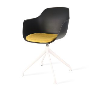 Nio-Isa eetkamerstoel bruin - walnoot houten onderstel