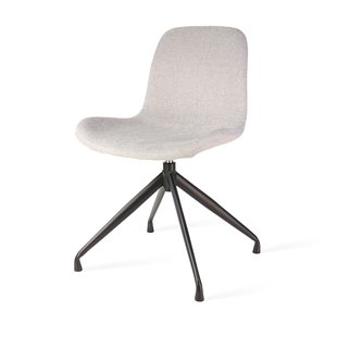 Niva-Isa draaibare tulp barkruk grijs blend - verstelbaar - beige onderstel