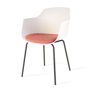 Niva-Mats draaibare tulp barkruk saliegroen - verstelbaar - mat zwart onderstel