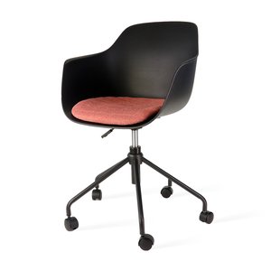 Niva-Mats draaibare tulp barkruk grijs melange - verstelbaar - beige onderstel