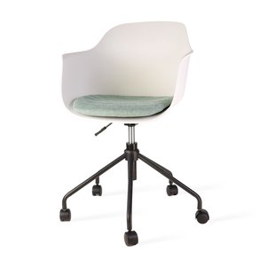 Niva-Fé draaibare tulp barkruk forestgroen - verstelbaar - beige onderstel