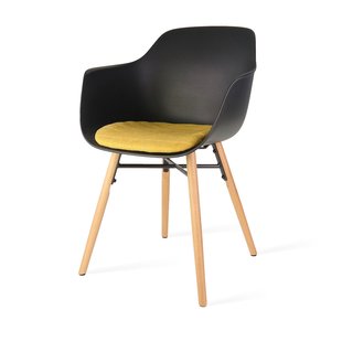 Niva-Mae draaibare tulp eetkamerstoel bouclé beige - beige onderstel