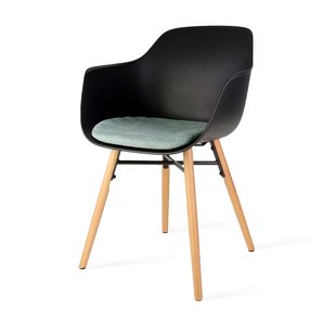 Niva-Mae draaibare tulp eetkamerstoel beige - beige onderstel