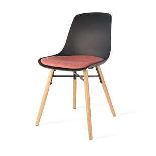 Niva-Fé draaibare tulp eetkamerstoel bouclé beige - beige onderstel