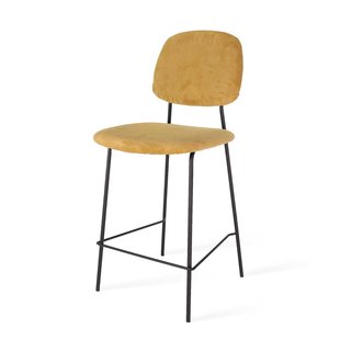 Niva-Fé draaibare tulp eetkamerstoel forestgroen - beige onderstel