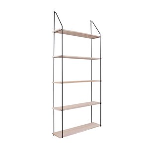 Sante vloerlamp white met Komorebi medium oak natural - Ø 29 cm