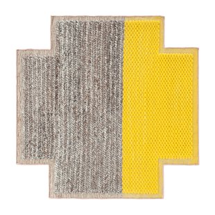 Square Plait Mangas Space Vloerkleed Yellow S