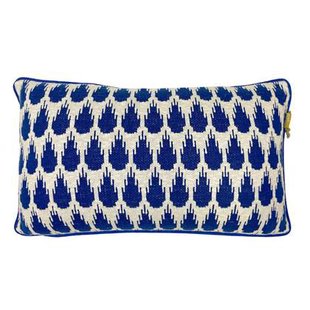 Malagoon Botanic Sierkussen 35 x 60 cm - Blauw Malagoon Botanic Sierkussen 35 x 60 cm - Blauw