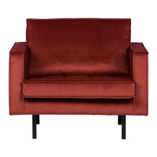 BePureHome Rodeo Fauteuil - Velvet - Chestnut BePureHome Rodeo Fauteuil - Velvet - Chestnut