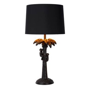 Lucide EXTRAVAGANZA COCONUT Tafellamp - Zwart