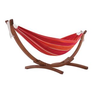 Vivere Double Cotton Hangmat met Standaard Vivere Double Cotton Hangmat met Standaard