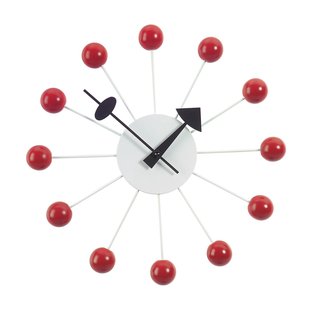 Ball Clock - Rood