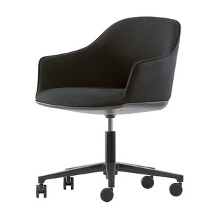 Vitra Softshell Bureaustoel Plano Nero Basic Dark