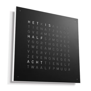 QLOCKTWO Earth 45 Metaal