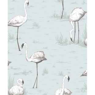 Flamingos Behang