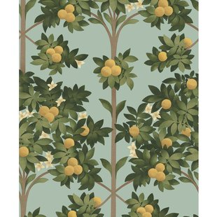 Orange Blossom Behang