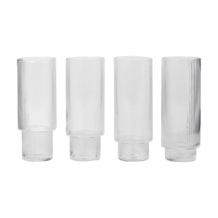 Ripple Longdrinkglazen, set van 4
