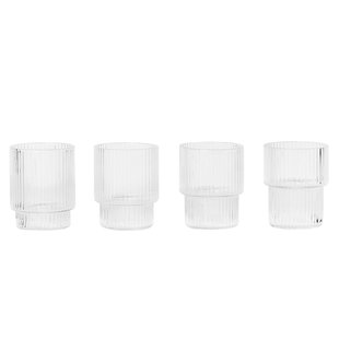 Ripple Small Glas - set van 4