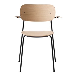 Co Chair Stoel Met Armleuning - Zwart