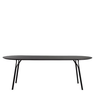 Tree Eettafel Ovaal - Zwart