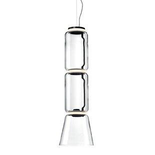 FLOS Noctambule Hanglamp - 2 Low Cylinders & Cone FLOS Noctambule Hanglamp - 2 Low Cylinders & Cone