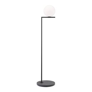 FLOS IC Light Outdoor Vloerlamp F1 - Zwart Aluminium
